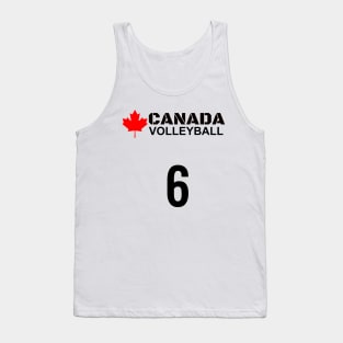 Canada Volleyball 6 Gift Idea Tank Top